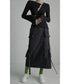 Asymmetric Cut-Out Hook Cardigan